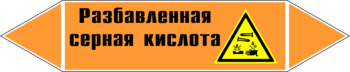 Маркировка трубопровода "разбавленная серная кислота" (k28, пленка, 252х52 мм)" - Маркировка трубопроводов - Маркировки трубопроводов "КИСЛОТА" - Магазин охраны труда ИЗО Стиль