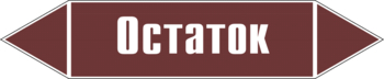 Маркировка трубопровода "остаток" (пленка, 716х148 мм) - Маркировка трубопроводов - Маркировки трубопроводов "ЖИДКОСТЬ" - Магазин охраны труда ИЗО Стиль